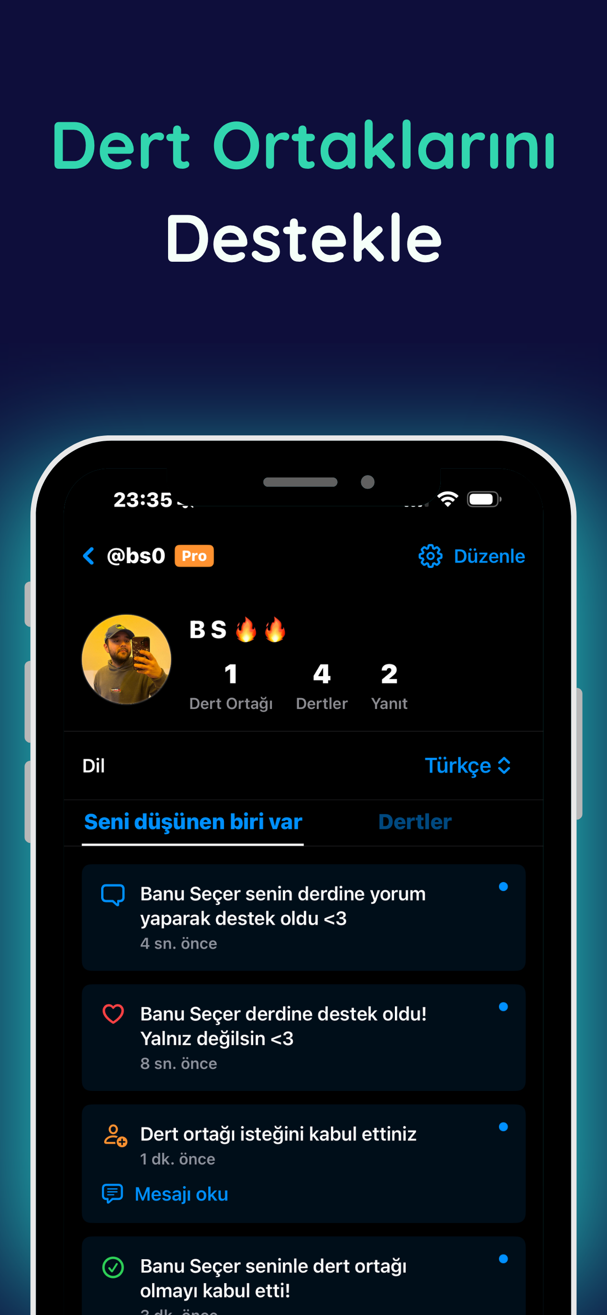 Dertli ekran görüntüsü 6